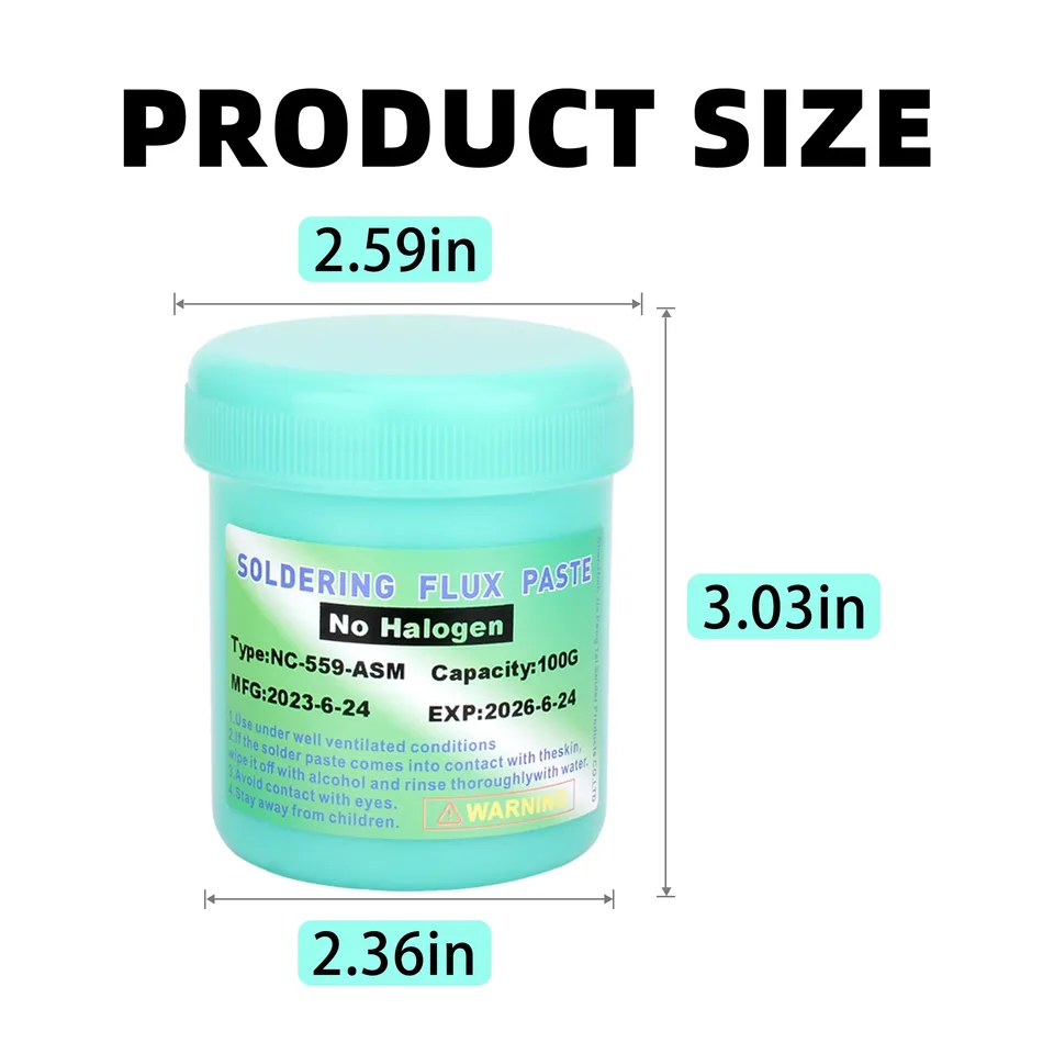Paste 100% Original NC-559-100g ASM For 100g No-clean Flux Tip Refresher Soldering Pcb Repair Welding_voghion.com