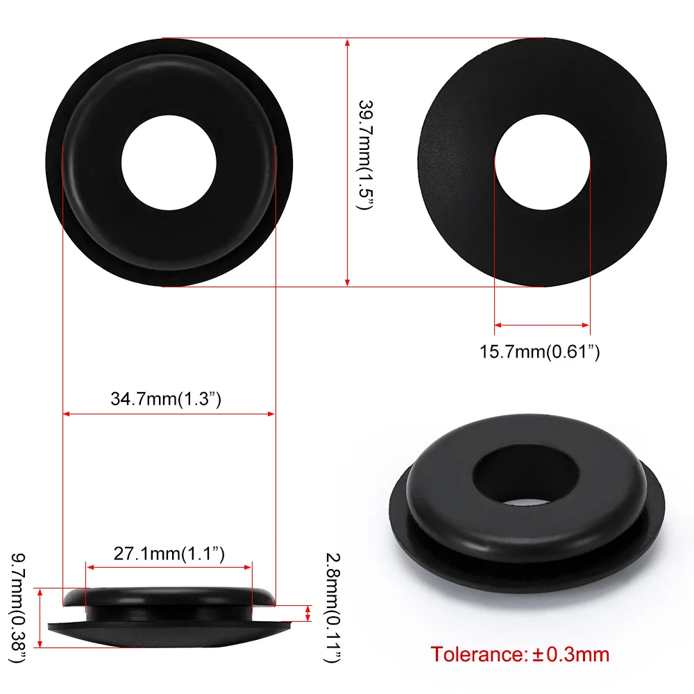 Maniglie Gladhands Per Camion - Set Rosso E Blu, Filettatura 1/2 NPT, Antiperdita - Foto 10