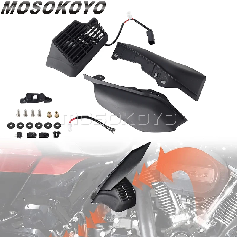 CoolFlowFanOilCoolerFanHeatShieldforHarleyTouringCVORoad