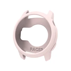 Soft Silicone Protective Watch Case - Super Light Decorative Cover for COROS PACE 3 (9 rose pink)