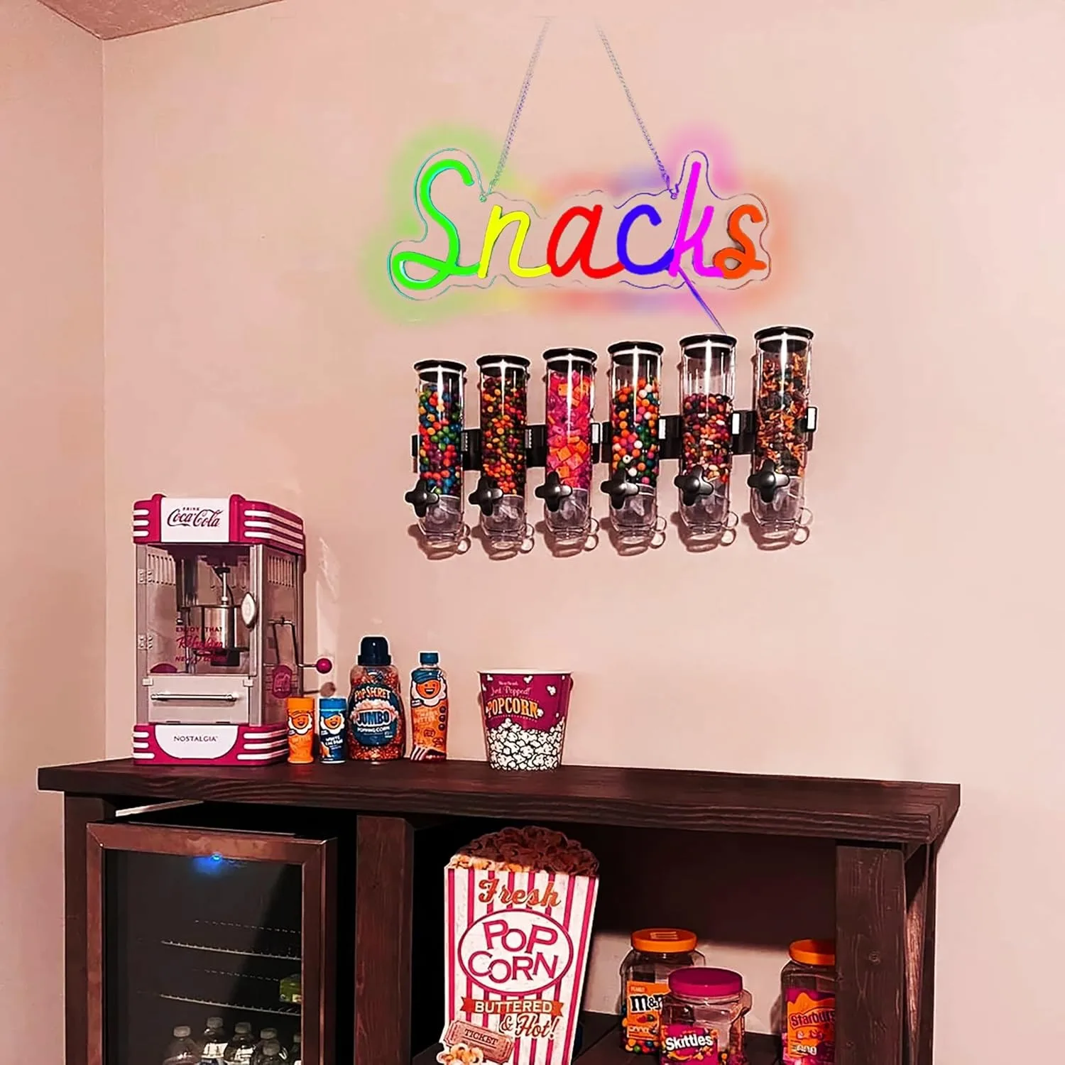 Neonlicht Boog Roze LED – Dimbare USB Neondecoratie Voor Slaapkamer En Feestjes 30x28 Cm