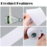 Ruban adhésif pour climatiseur 60 mm x 9 m, protection solaire pour conduit d'unité extérieure, ruban PVC imperméable, accessoire pour installation de climatisation 5