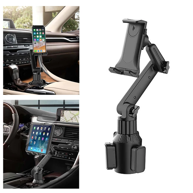 Car Phone Holder Pad Holder In Car Cellphone Cupholder 360 Adjustable Cup  Holder Laptop Stand 270 Tilt Bar Triangular Base - AliExpress