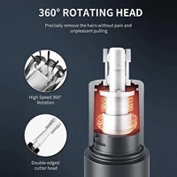 Mijia Electric Nose Ear Hair Trimmer for Men Painless Rechargeable Sideburns Eyebrows Beard 3 in 1 Hair Clipper Shaver 6