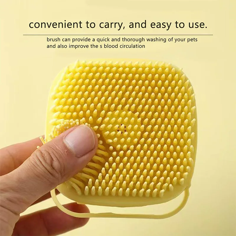 Silicone Pet Bath Brush 4
