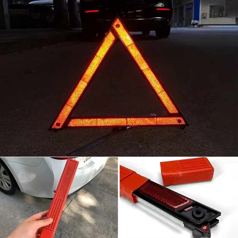 Reflective Triangle Emergency Breakdown Warning Sign
