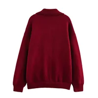 Lazy Retro Loose Single-breasted Knitted Cardigan For Women In Winter With A Sense Of Atmosphere And Temperament 2