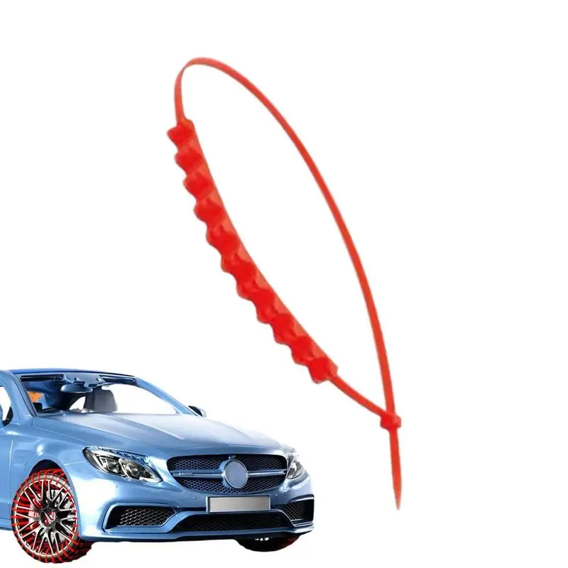Tire Snow Chains Anti-skid Snow Chains For Tire Portable Reusable Traction Chain For Passenger Car Trucks And SUV