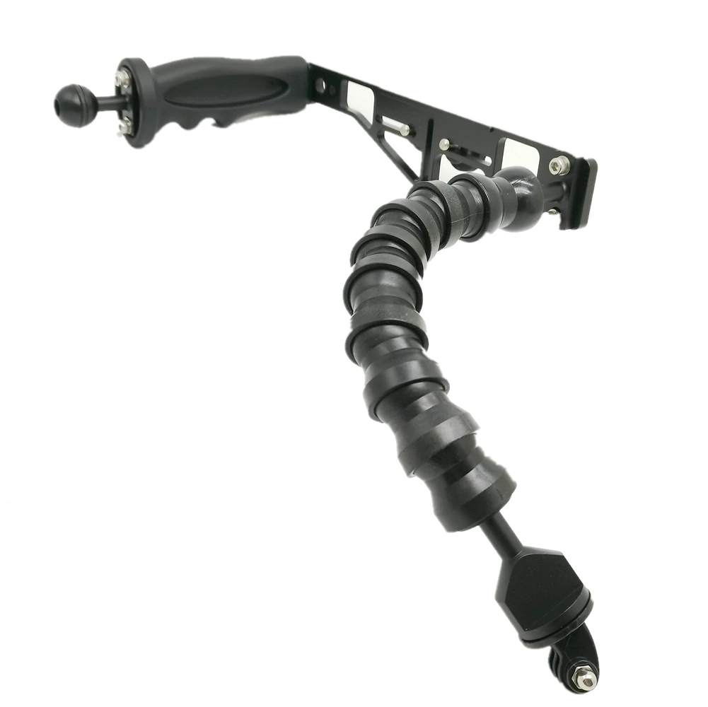 Underwater Compact Camera housing TG7 TG5 TG6 Single Tray with Gopro Tripod Mount Flex Arm