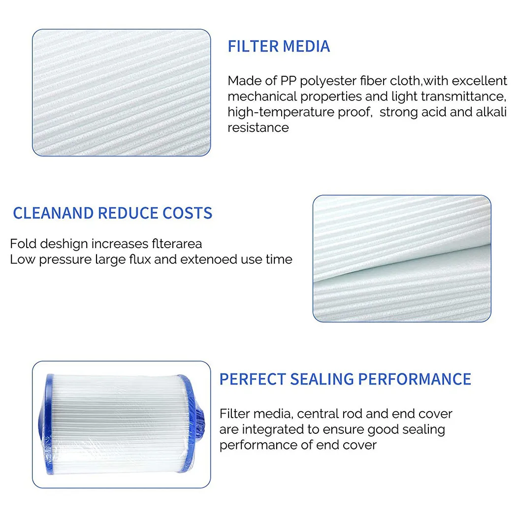Spa Filter Pool Cleaner Replacement Filter Accessories For PWW50 Unicel 6CH-940 Filbur FC-0359 Waterways 817-0050, spa filter