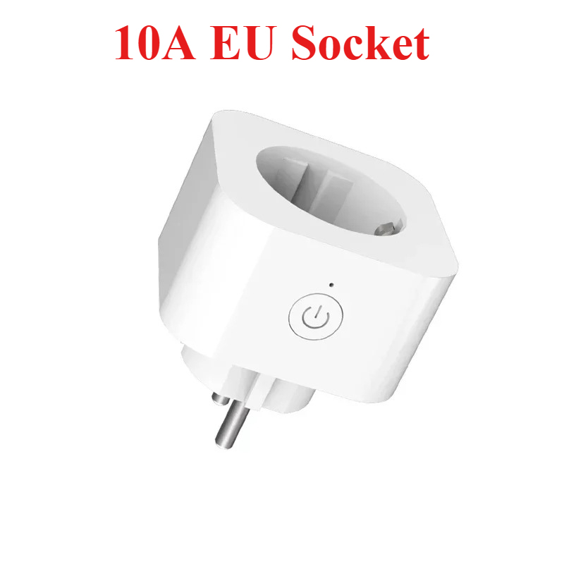 Smart Socket EU 10A Wifi Smart Plug Tuya Alexa Google Home Voice Control Electrical Smart Socket