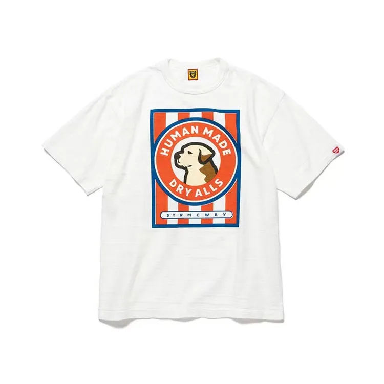 

Japanese Harajuku style Human Made series 12 bamboo cotton T-shirts, couple animal print personalized high street T-shirts
