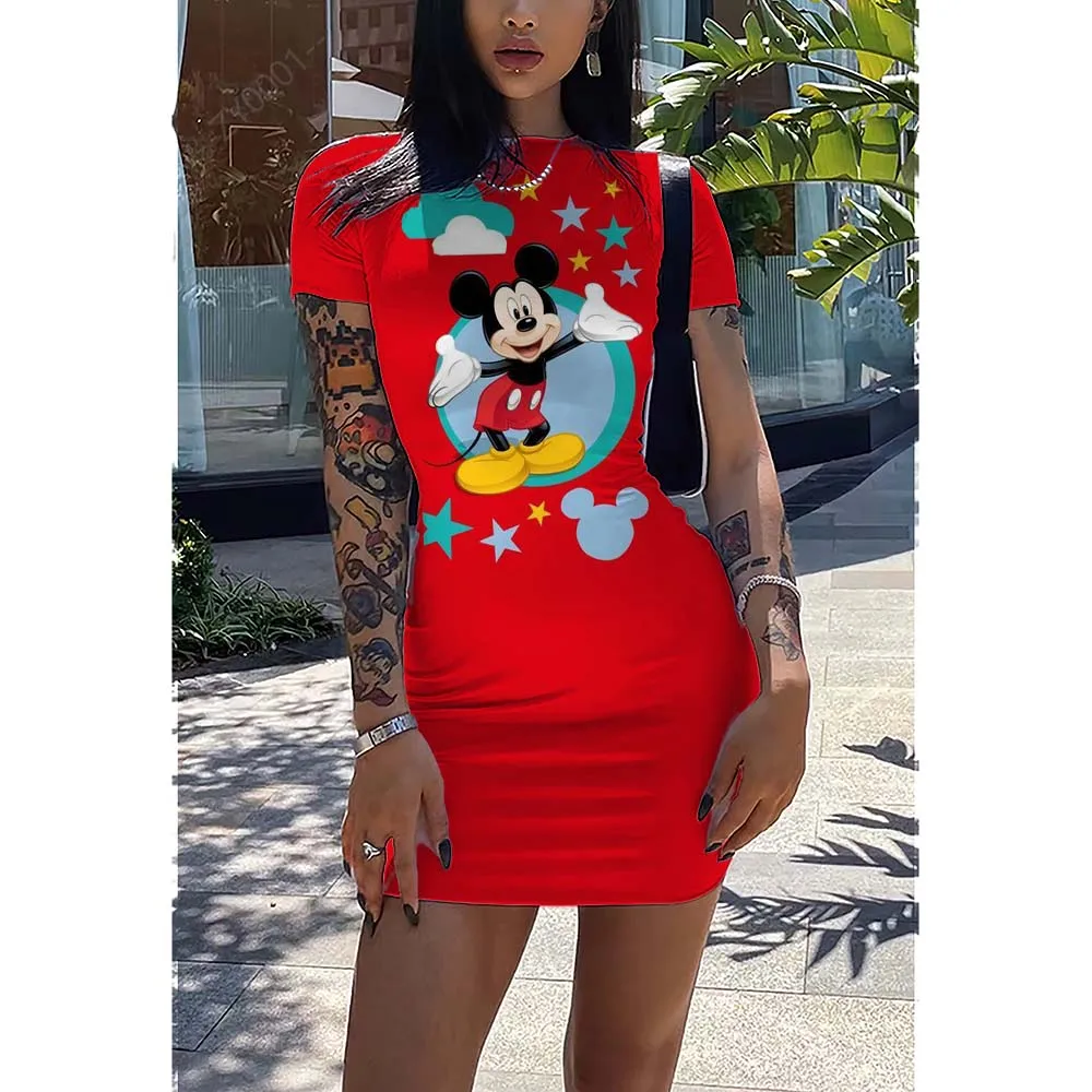 

Corset Dress 2022 Women Disney Women's Summer Sundresses Large Size Dress 2022 New Hit Beach Outing Dresses Mickey Playa Skirts