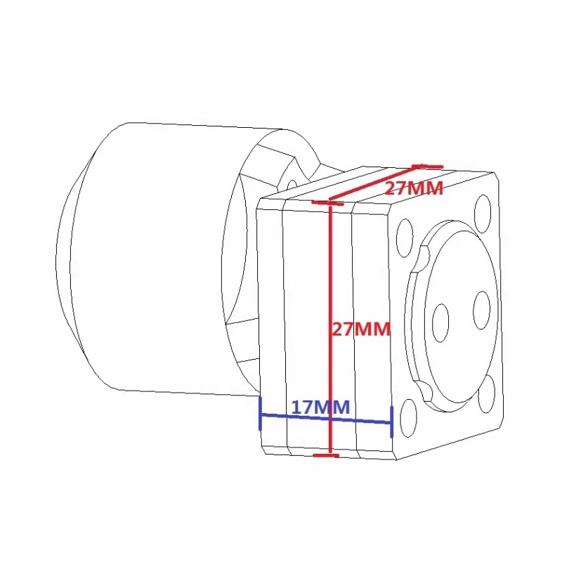 Gear Pump Hydraulic Pump Oil Pump for Tamiya 1/14 RC Truck Scania Man Benz Volvo King Tractor Trailer LESU Parts 5