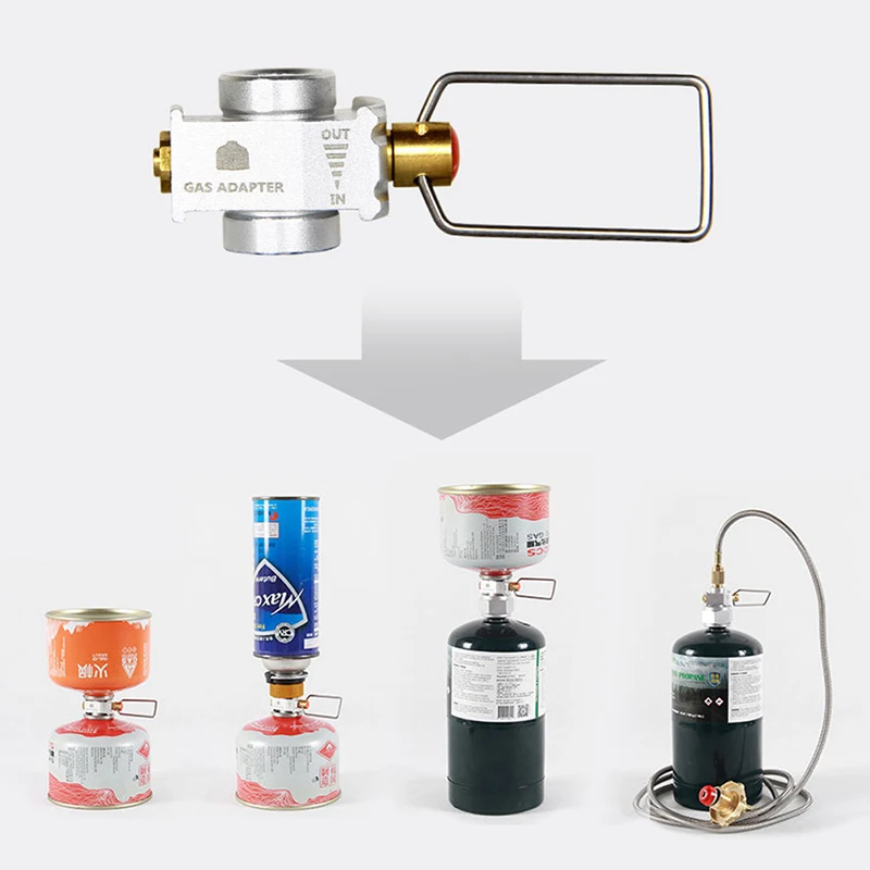 Gas Refill Adapter Camping Gas Saver Plus Converter Flat Tank
