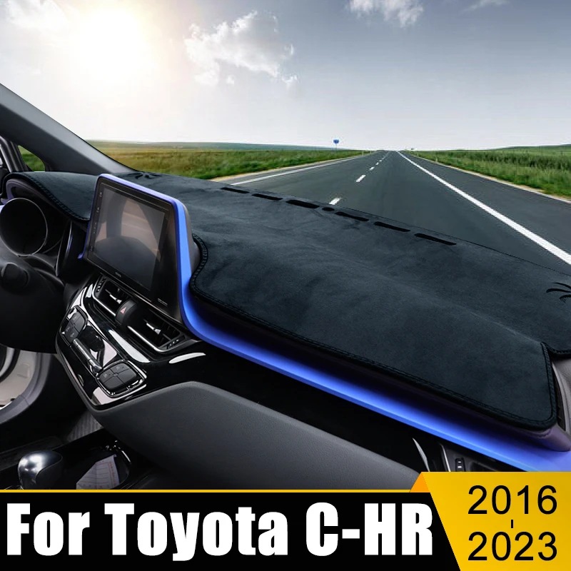

For Toyota C-HR CHR C HR 2016-2018 2019 2020 2021 2022 2023 Car Dashboard Cover Avoid Light Pad Sun Shade Anti-UV Carpets Mat