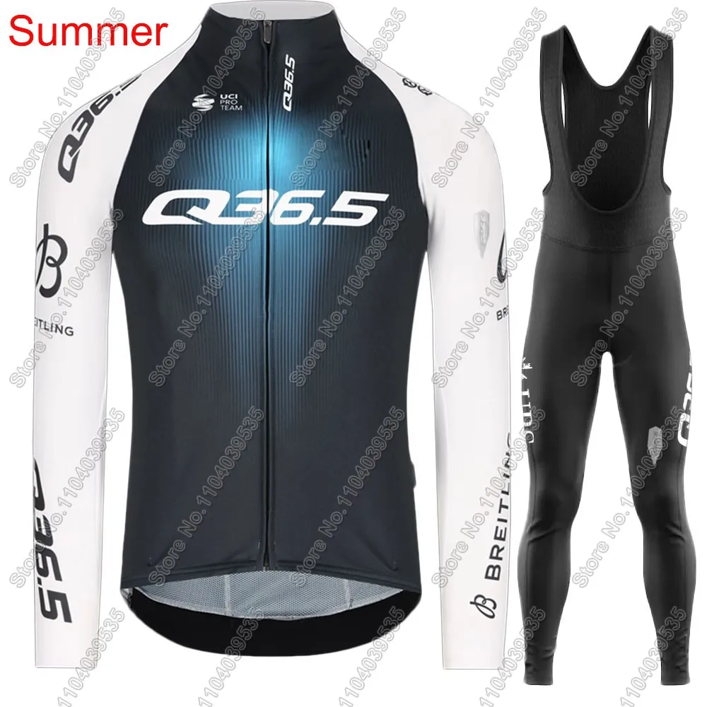 Cycling Jersey Set Men Summer Long Sleeve Clothing Suit MTB Bike Road Pants Bib