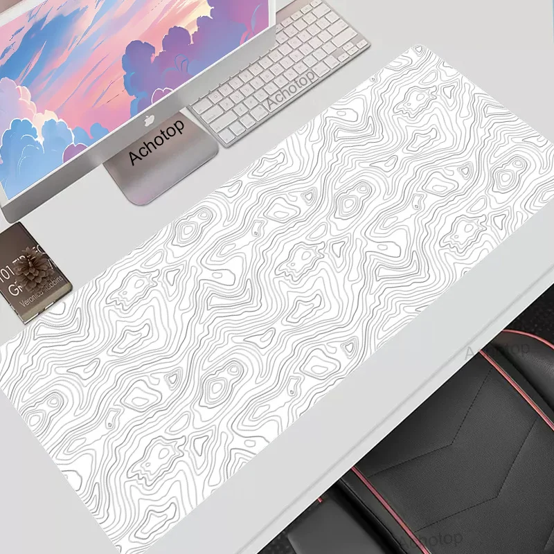 

Anime Black And White Mouse Pad Desktop Art 900x400 Mousepad XXL Non-slip Laptop Desk Mat Gaming Accessories Cartoon Rug Gifts