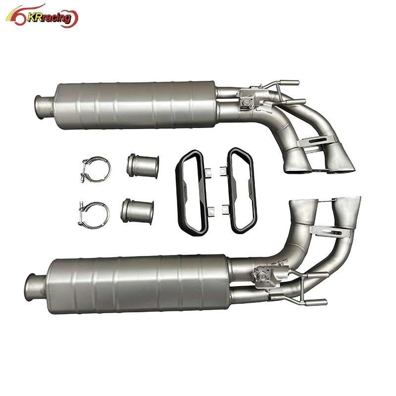 AK Style 304 Stainless Steel Exhaust With AK words For Mercedes Benz G-Class W464 G63 G500 AMG -