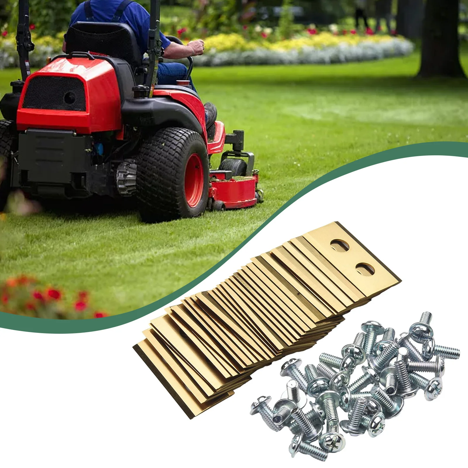 

30Pcs Lawn Robot Blade Stainless Steel Replacement Blades For WORX LANDROID Lawn Mower Accessories Garden Power Tools Parts