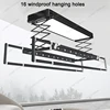 Home Balcony Electric Lifting Lighting Intelligent Clothes Drying Rack Foldable And Retractable Aluminum Clothes Drying Rack 2
