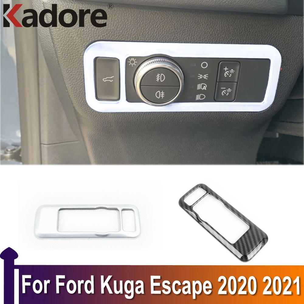 Хромированная передняя фара для Ford Kuga Escape 2017 2018 2019 противотуманная рамка отделка