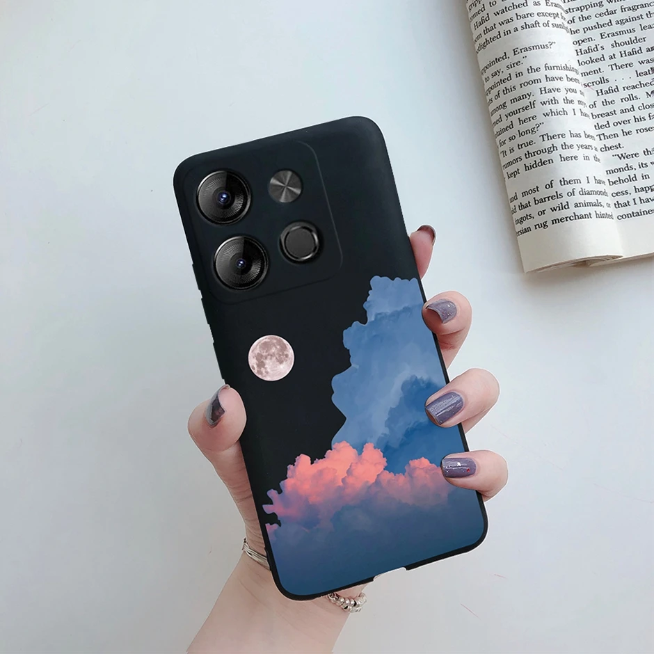 Tecno POP Silicone Daisy Shockproof Phone Cover