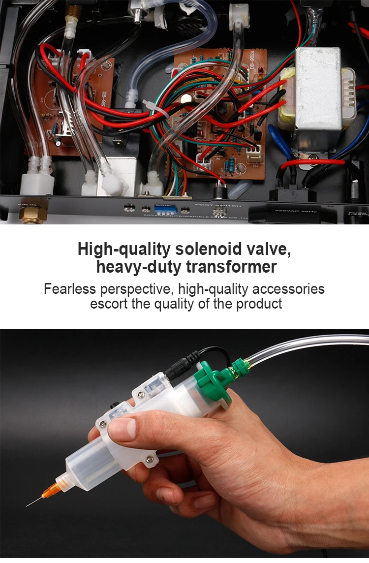 JB 983A Semi-automatic Glue Dispenser Professional Precise Digital Paste Liquid