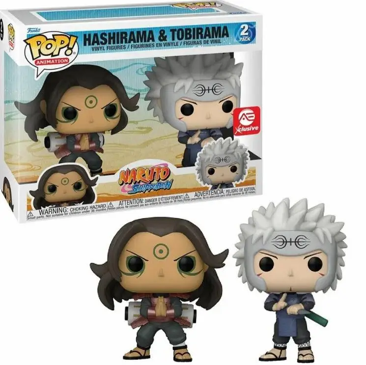 Funko Pop Naruto Hashirama Tobirama 2 # Con Scatola 10Cm Anime Figure Toys Collection Modello Acton Toy For Children