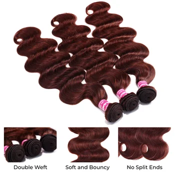 Unice Hair 3/4 Bundles Brazilian Body Wave Jerry Curly Straight 33B Reddish Brown Dark Auburn Hair Extensions Remy Wavy Hair Unice Hair 3 4 Bundles Brazilian Body Wave Jerry Curly Straight 33B Reddish Brown Dark Auburn.png