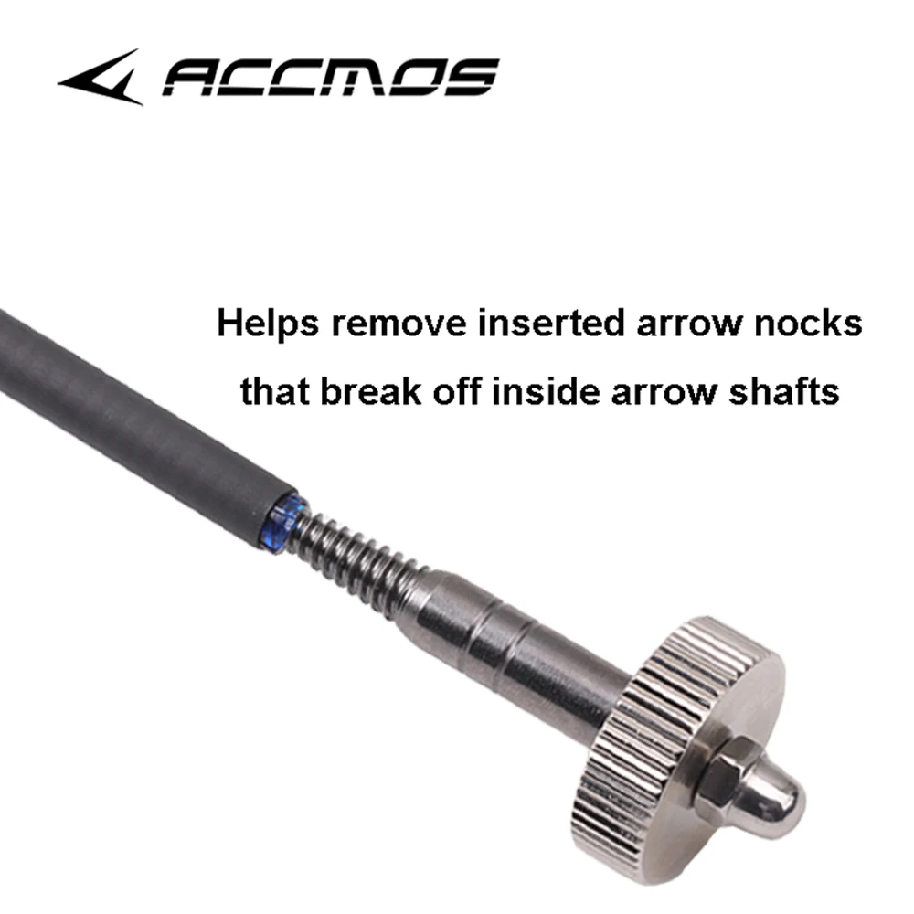 Archery Arrow Nock Doctor Helps Remove Inserted Arrow Tails That Break Off Inside Shafts Aluminum Alloy Shooting Accessory For archery arrow nocks