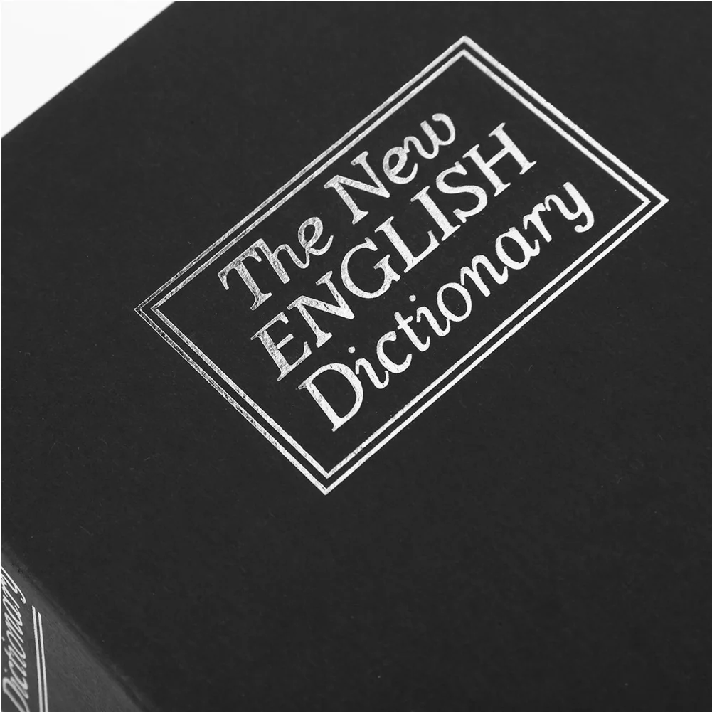 창의적인 책 보관함, 영어 사전 모양, 돈 절약 상자, 책 돼지 저금통, 열쇠 포함, 어린이 생일 선물