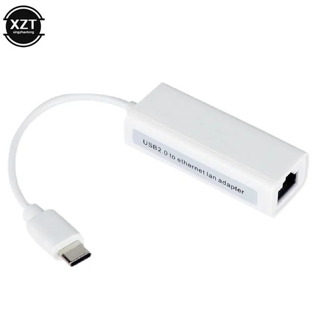 USB Ethernet-адаптер, 100 Мбит/с, Rj45, Тип c 3