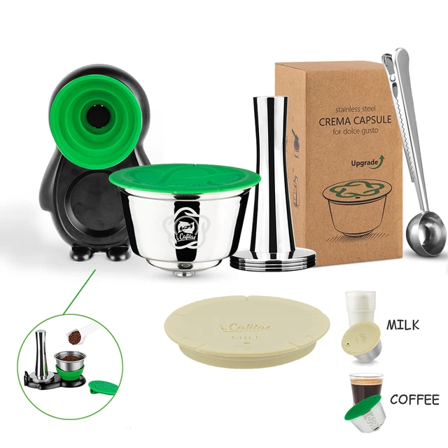 Reusable Rechargeable Coffee Capsule For Dolce Gusto Maker