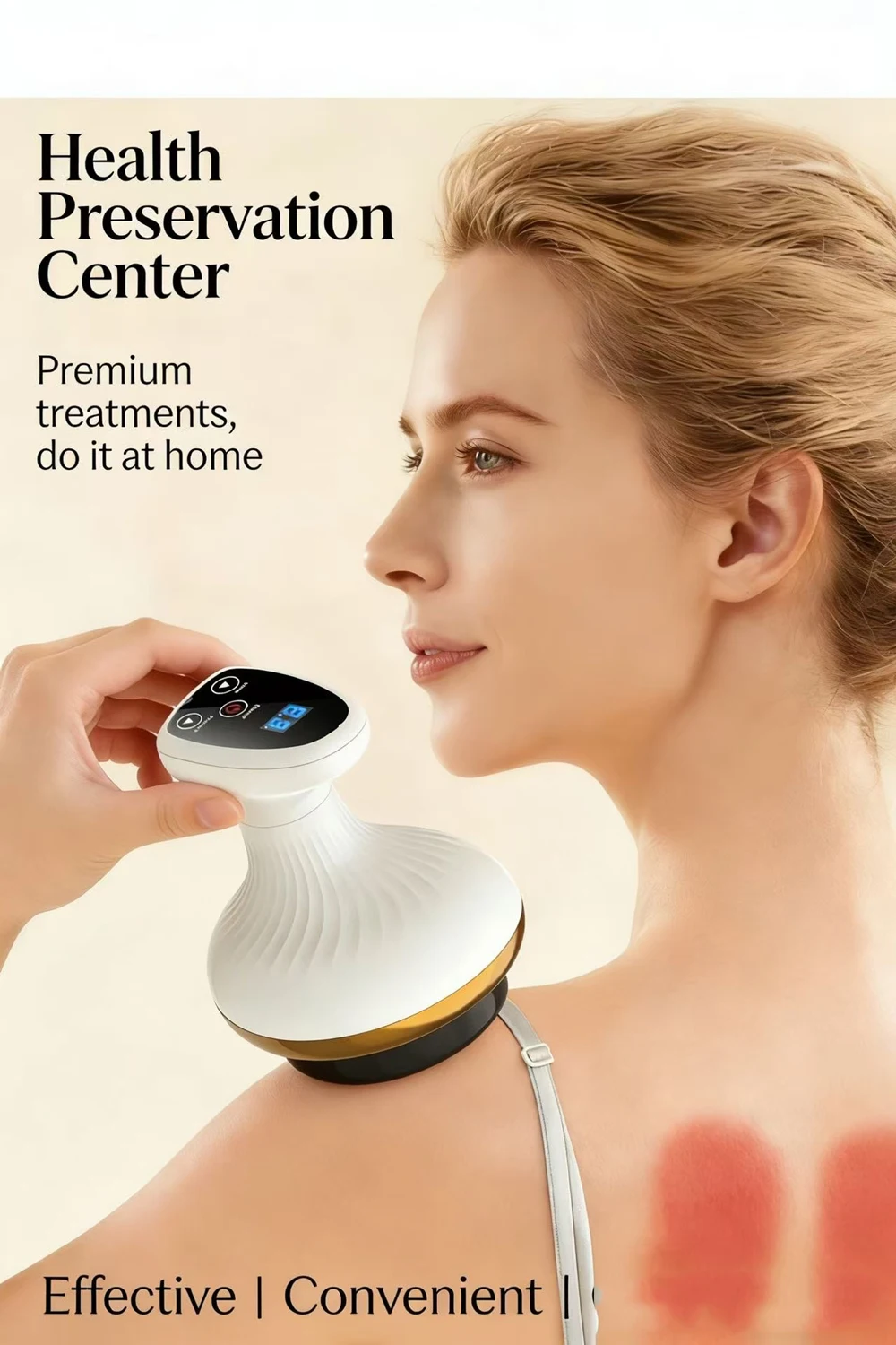 Electric Scraping Cupping Massager With Heated Suction Technology_voghion.com