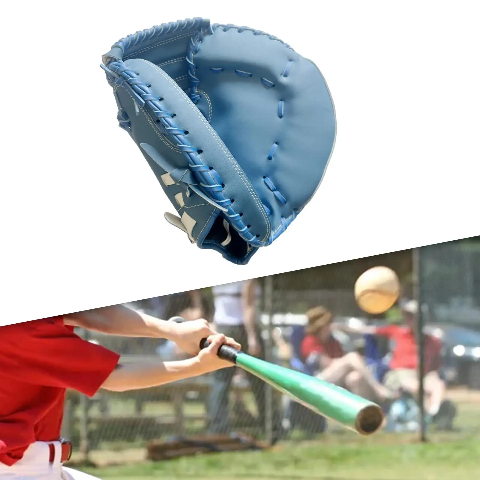 Baseball Glove Right Hand Throw Baseball Mitt Left Hand Glove Durable Softball for Practice Training Youth Adults Beginner