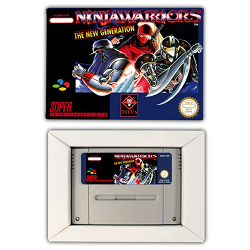 Pal Ninja Warriors Snes Ninja Warriors Action Game Card For SNES