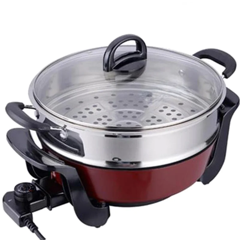 Supor Electric Frying Pan Household Multi-function Electric Heating Pot  One-piece Cast Iron Electric Steamer 220v 15l - Electric Food Steamers -  AliExpress