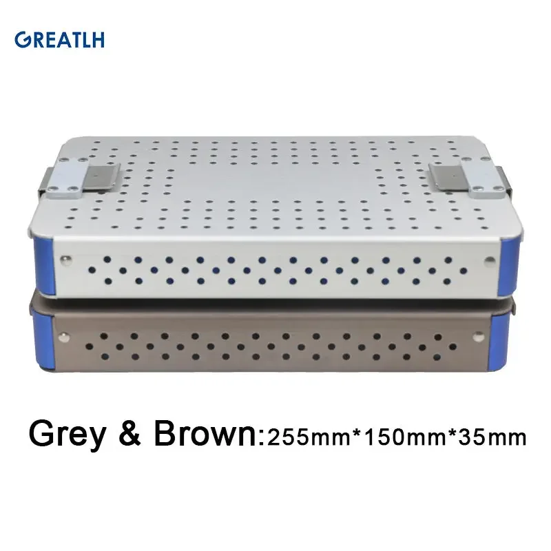 high quality Aluminium alloy Sterilization Box with silicone pad disinfecting cabinets Sterilization of surgical instruments 3