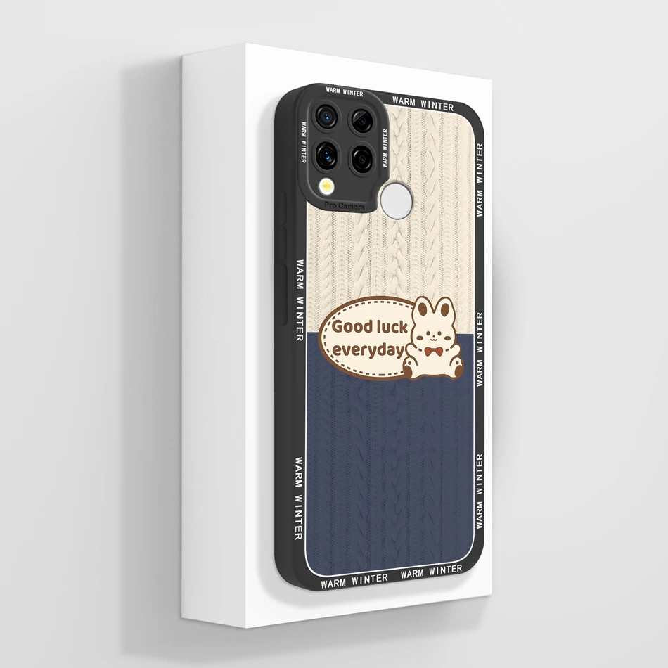 Cute Cartoon Soft Shockproof Liquid Silicone Phone Case -  Bumper Housing Capa