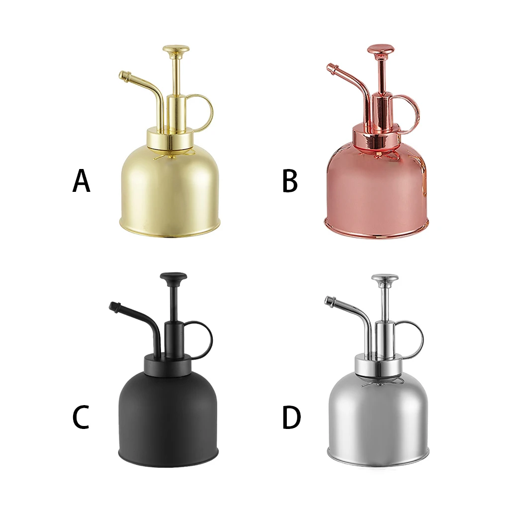 

Stainless Steel Sprayer Vintage Replacement Anti-rust Solid Color Press Type Handheld Anti-corrosive Sprinkler Atomizer