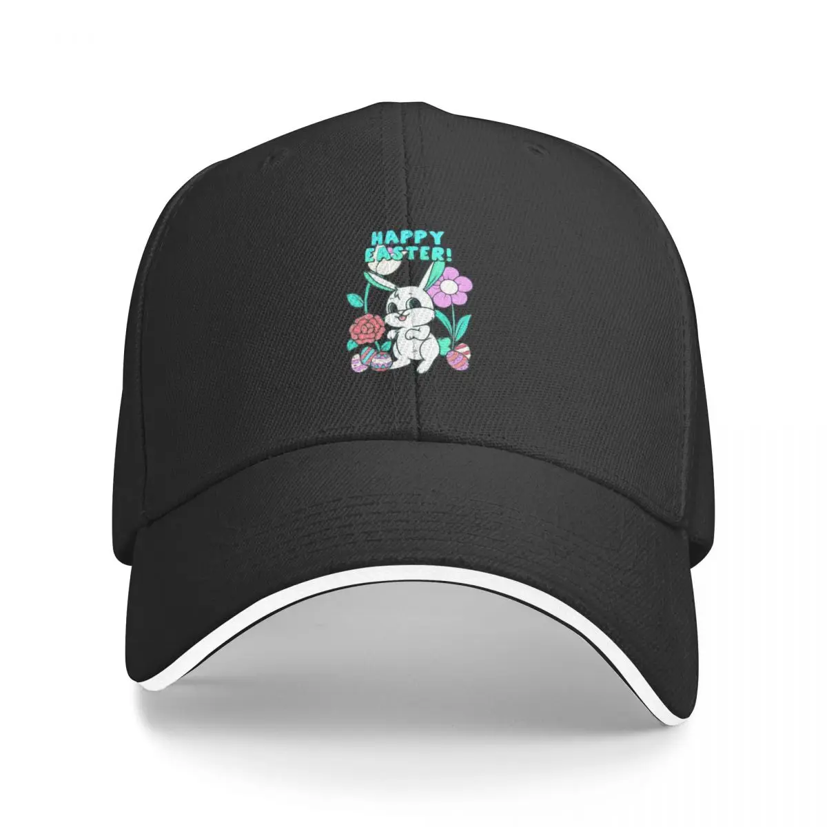 

Happy Easter bunnyCap Baseball Cap dad hat Golf cute Men Luxury Brand Women's