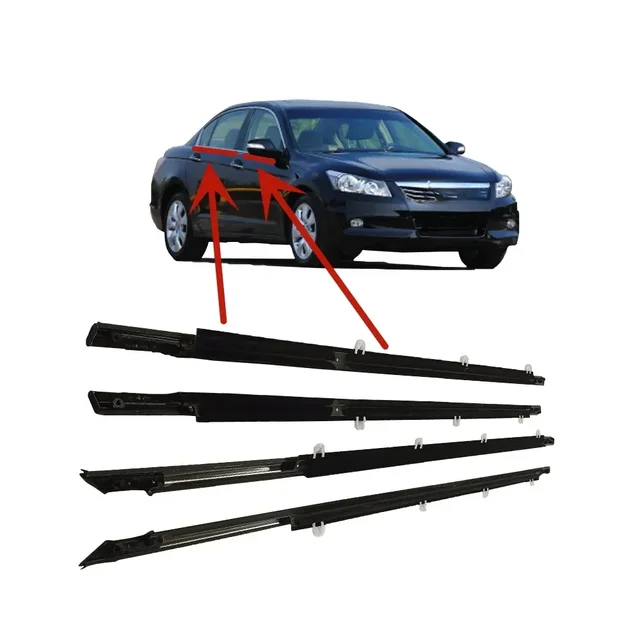 に適合する アコード 2008 2009 2010 2011 2012 に適合する クローム カー ウィンドウ ドア に適合する アコード 2008 2009 2010 2011 2012 に適合する クローム カー ドア ウィンドウ ピラー ポスト