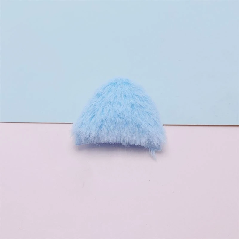 10 Pcs Handmade DIY Hair Clips Ears Lovely Furry Hair Barrettes Hairpin for Creative Hair Styling Accessories