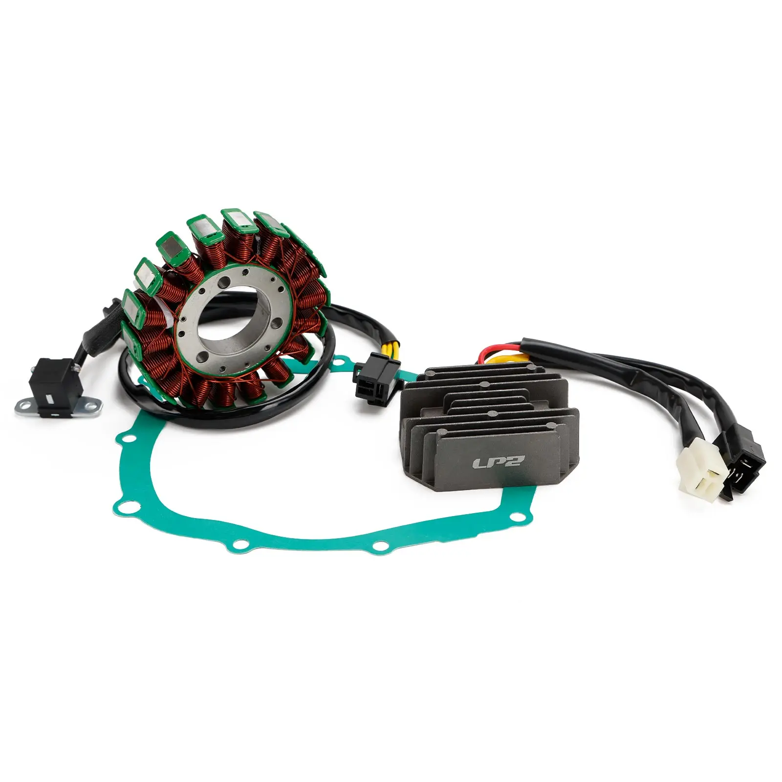 

Artudatech Magneto Stator + 2-plug Voltage Rectifier + Gasket For Suzuki SV650 SV650S 99-02