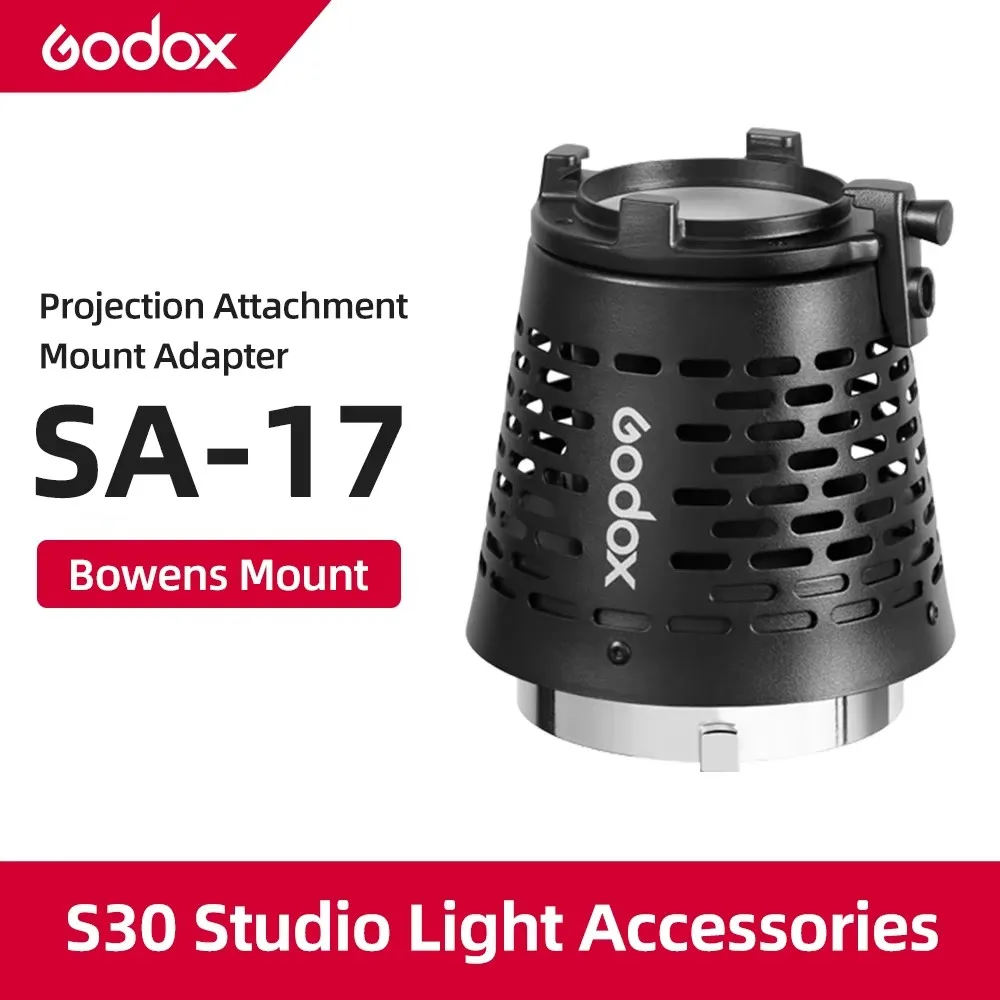 thumbnail image 2 of Godox SA-P Projection Attachment With 85mm Lens For S30 LED Video Light - Creative Lighting Effects 2 of 5