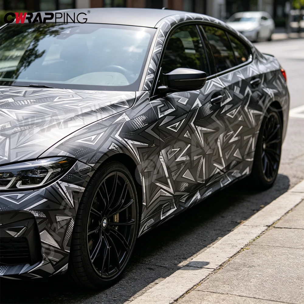 Pellicola Adesiva per Wrapping Auto, Carta Vinilica Camouflage per Moto, Adesivi per Veicoli, Accessori per Rivestimento Carrozzeria Auto - Image 4