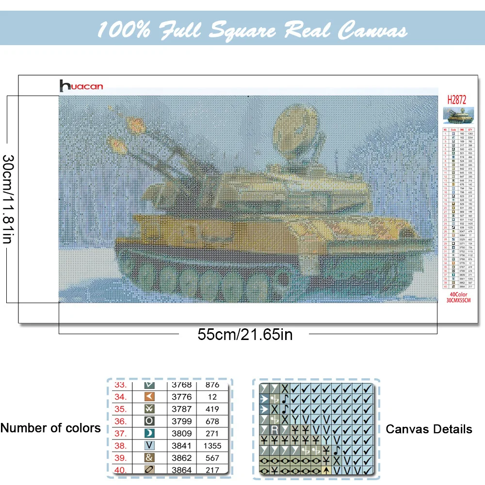 5D Diamond Painting Full Drill Aircraft Diamond Embroidery Tank Rhinestone Mosaic Cross Stitch Cartoon Craft Kits
