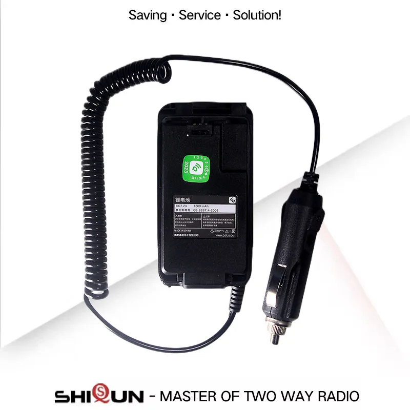 Quansheng UV-K5 Battery Eliminator UV-K6 UV-K58 UV-5R Plus Car Charger Original Two Way Radio Accessories 12V-24V Walkie Talkie