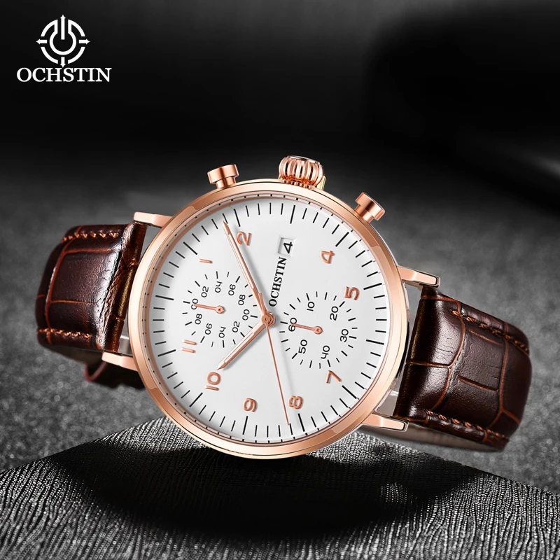 Ochsti Multi functional Quartz Movement Waterproof Sports Street New 2024 Prominente Celebrity Series Watch Men's Quartz Watch